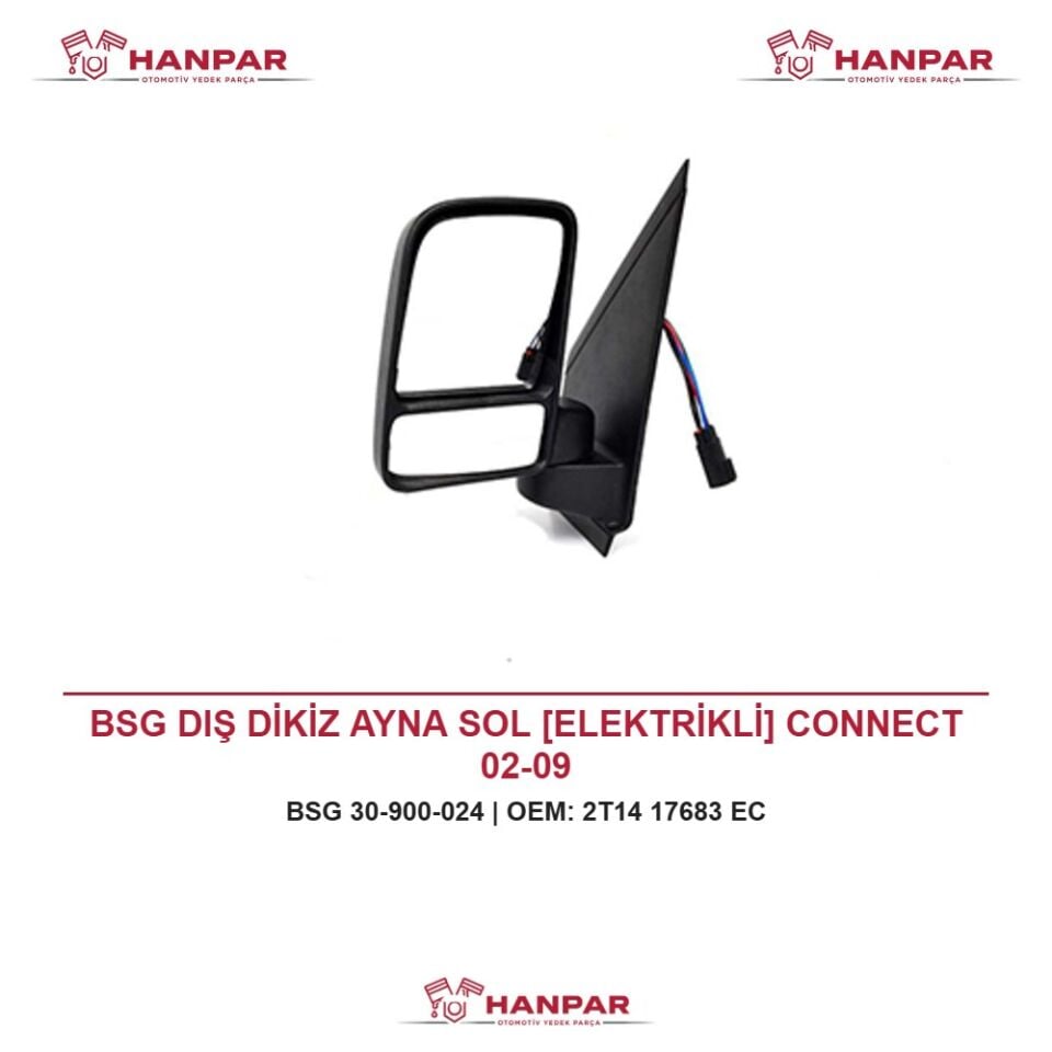 BSG DIŞ DİKİZ AYNA SOL [ELEKTRİKLİ] CONNECT 02-09