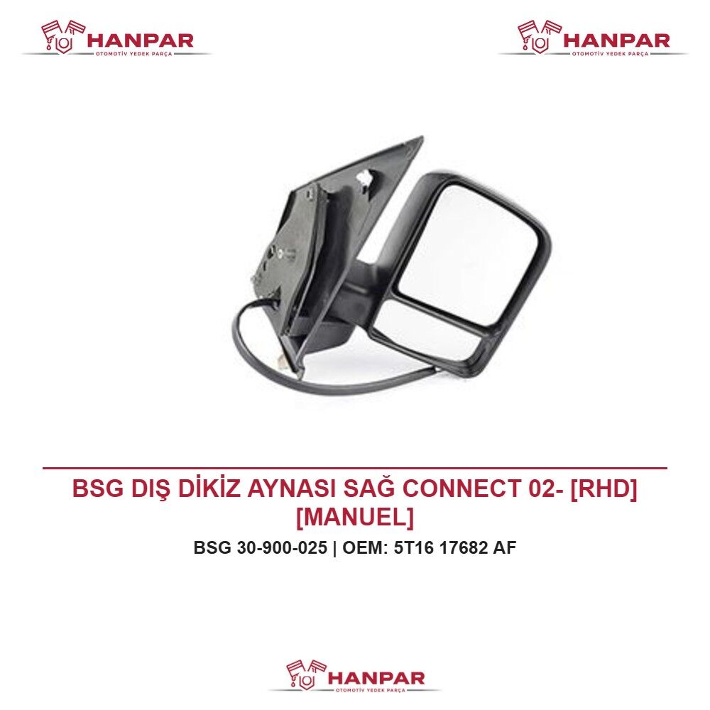 BSG DIŞ DİKİZ AYNASI SAĞ CONNECT 02- [RHD] [MANUEL]