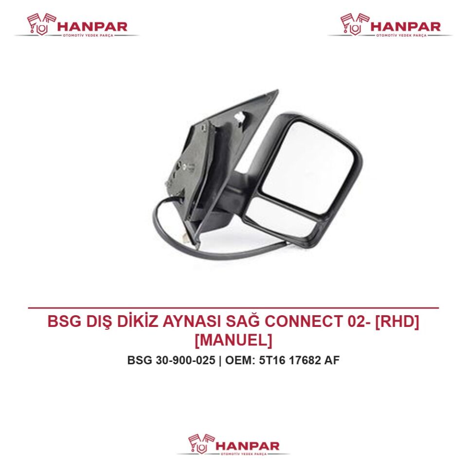 BSG DIŞ DİKİZ AYNASI SAĞ CONNECT 02- [RHD] [MANUEL]