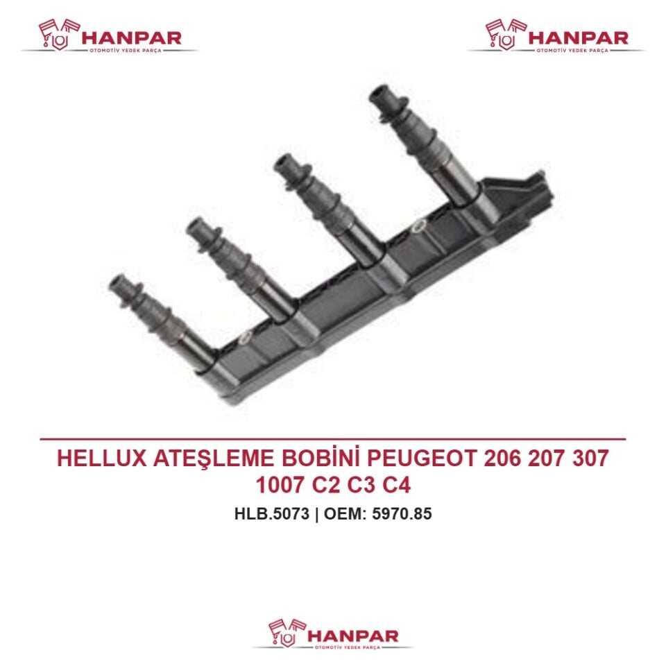 HELLUX ATEŞLEME BOBİNİ PEUGEOT 206 207 307 1007 C2 C3 C4
